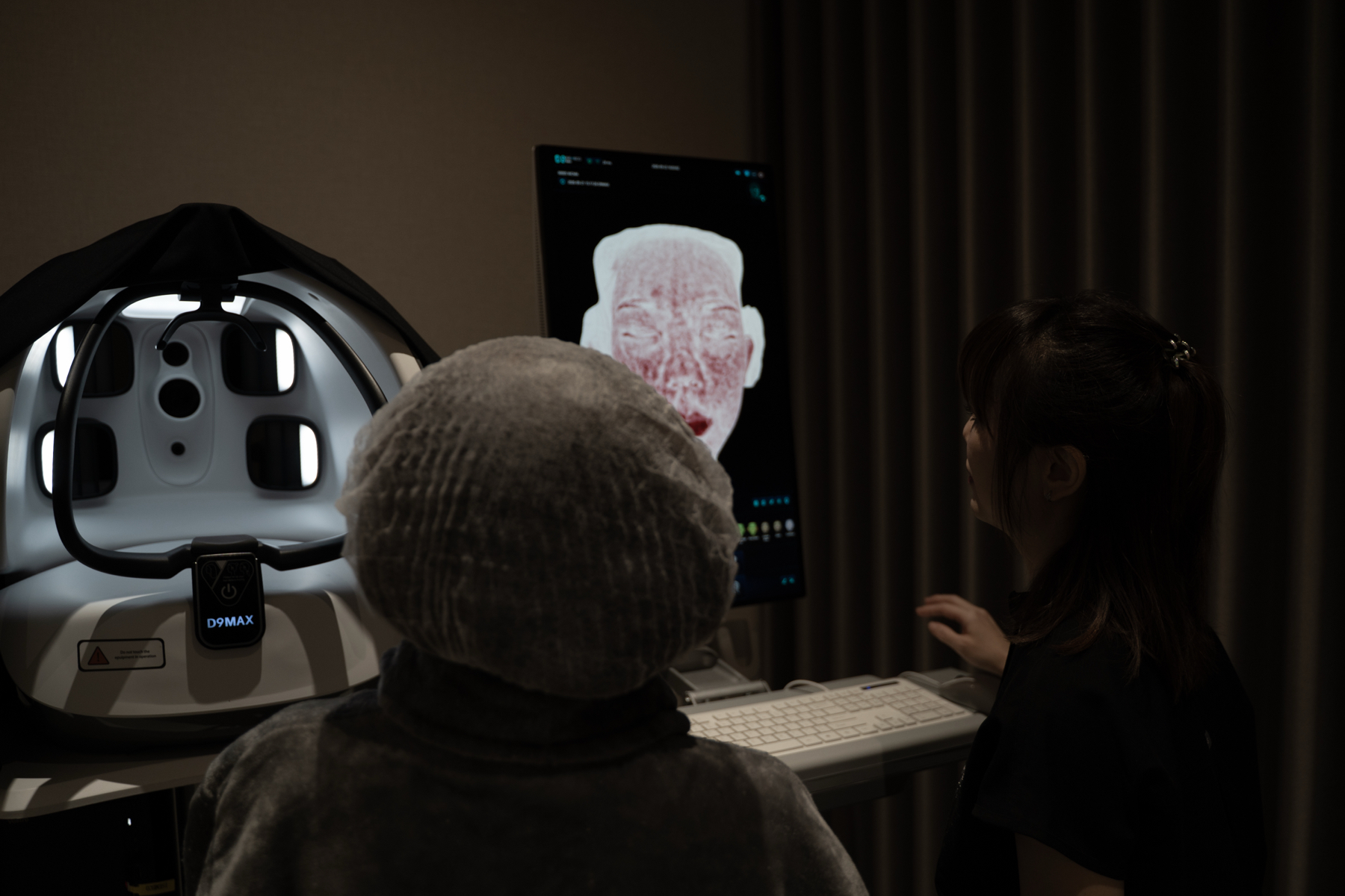 3D skin analysis consultation at bébé aesthetique aesthetic clinic, Scotts Road Singapore